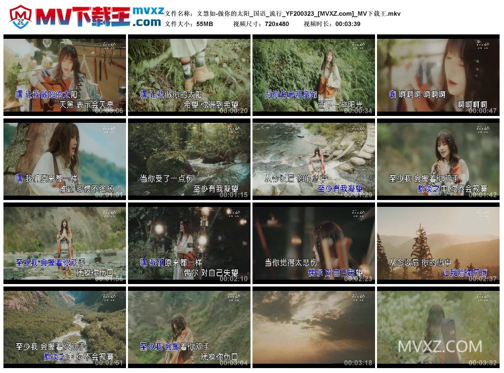 文慧如-做你的太阳_国语_流行_YF200323